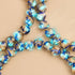 Azure Tides | Blue Sands | Firefly Glass Swirl Bracelet